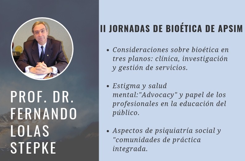 II Jornadas de Bioética de APSIM 800