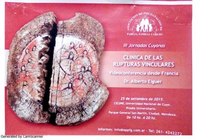 III Jornadas Cuyanas. Clínicas de las rupturas vinculares