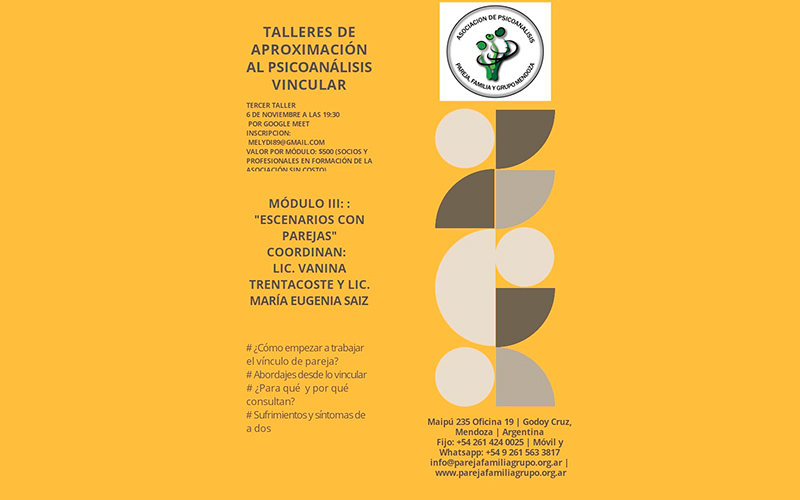 Psicoanálisis vincular taller