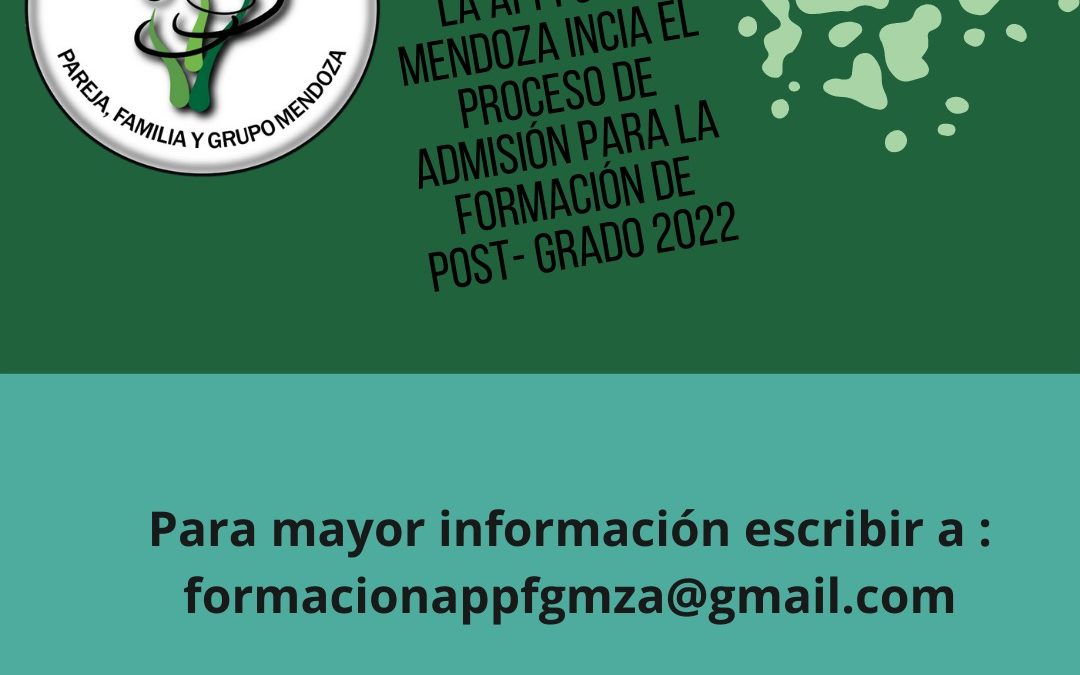 Proceso de admisión para formación en posgrado 2022